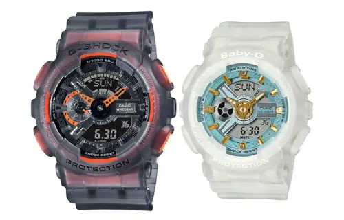 CASIO Unisex Pair Table Series Black Watch