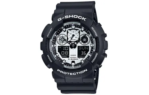 CASIO Men G-SHOCK White Watch GA-100BW-1A