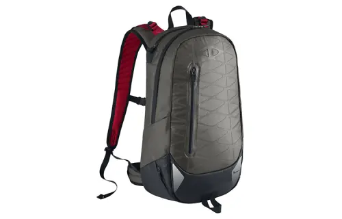Nike Metal Accessories Polyester Backpack Unisex Silver Gray
