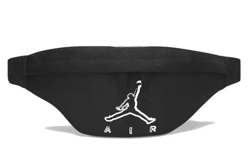 Jordan Polyester Crossbody Bag, Fanny Pack Regular Unisex Black