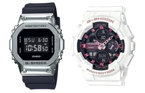 CASIO Unisex Pair Table Series Black Watch