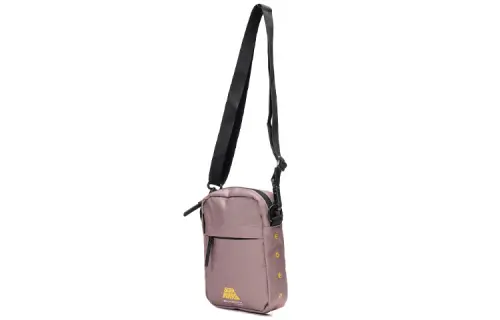 Li Ning × Star Wars Collaboration Zip Closure Polyester Crossbody Bag, Shoulder Bag Regular Unisex Coffee