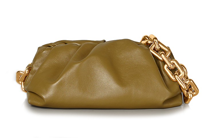 Женская сумка Bottega Veneta Pouch (карамельная) — фото 1