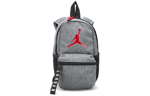 Jordan Casual Polyester Backpack Small Unisex Gray