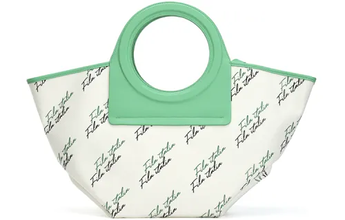 FILA Pu Shoulder Bag, Handbag Extra Small Women's Green