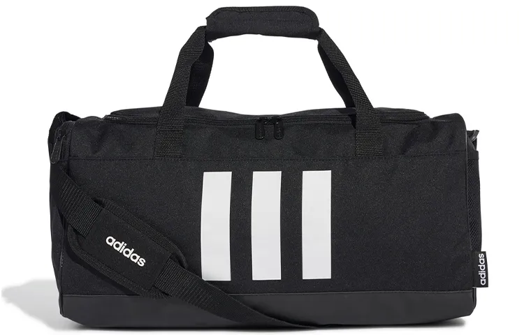 Adidas Polyester Sports Bag, Gym Bag, Travel Bag, Handbag Regular Unisex Pure Black