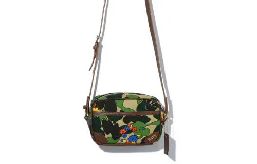 A BATHING APE Fabric Crossbody Bag Regular Unisex Green