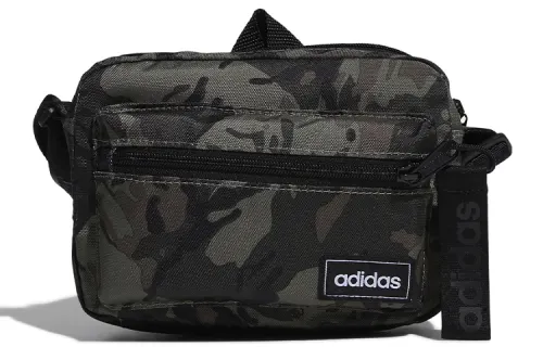 Adidas Sports Polyester Crossbody Bag, Shoulder Bag Regular Unisex Black