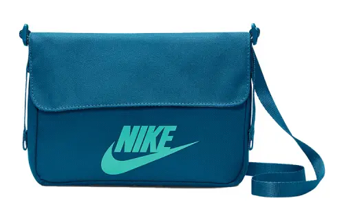 Nike Polyester Shoulder Bag, Crossbody Bag Unisex Dock Blue