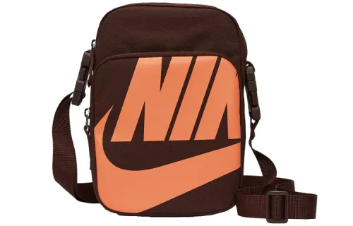 Nike Heritage Polyester Cycling Bag, Sports Bag, Single Shoulder Bag Unisex Umber