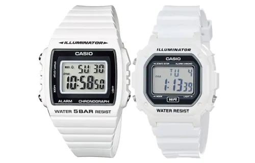 CASIO Unisex Pair Table Series White Watch