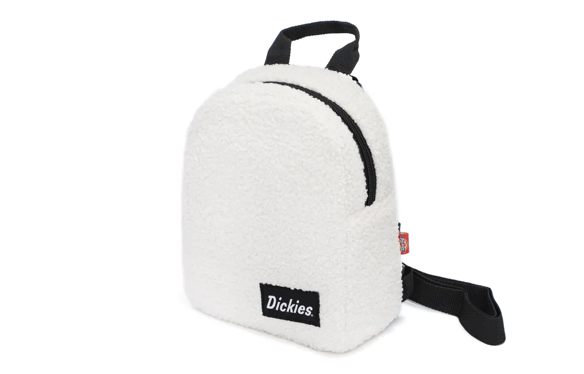 Dickies Sherpa Polar Fleece Backpack Unisex White