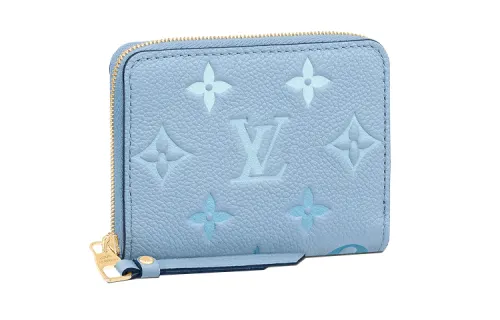 LOUIS VUITTON Zippy Coin Purse Summer Blue