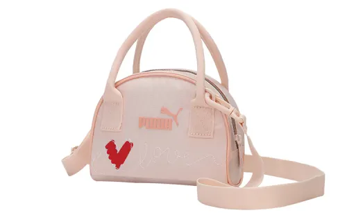 PUMA Polyester Handbag, Shoulder Bag Regular Women's Cherry Blossom Pink