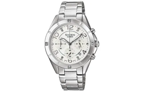 CASIO Women's SHEEN White Watch SHE-5021D-7AQ