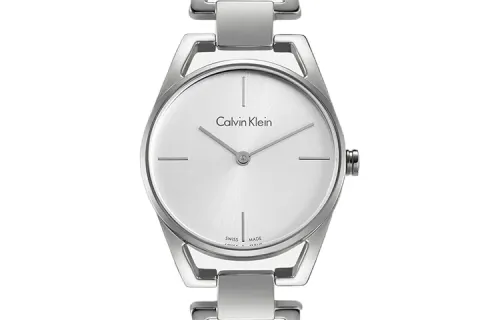 CALVIN KLEIN CK Quartz Charming Collection Wrist Watches Quartz Movement Stainless Steel Watchband Silver Dial