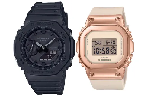 CASIO Unisex Pair Table Series Black Watch