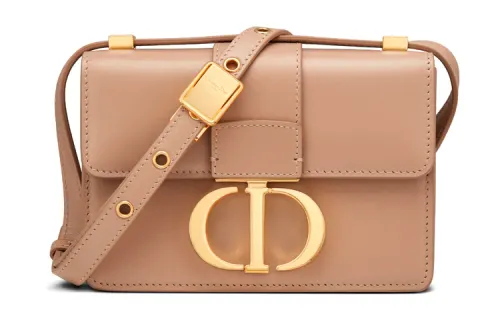 DIOR Polished Calfskin Box Bag, Shoulder Bag, Crossbody Bag, Shoulder Bag Women's Pink