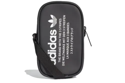 Adidas Originals Pu Shoulder Bag, Crossbody Bag Unisex Black
