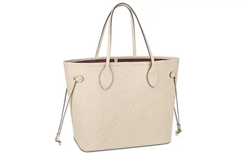 LOUIS VUITTON Neverfull Mm Creme