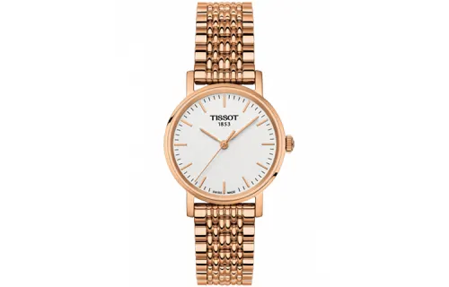 TISSOT Meishi Collection Quartz Movement Women's Watch 30mm White Dial Stainless Steel Case