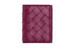 Bottega Veneta Woven Leather Wallet Regular Unisex Purple
