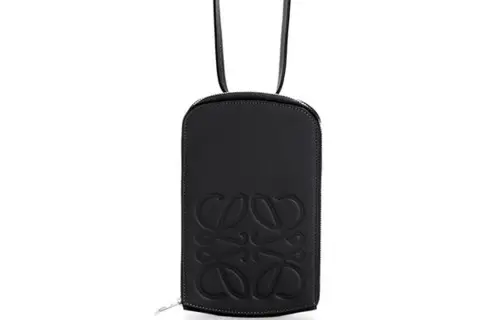 LOEWE Cow Leather Crossbody Bags Men's Black