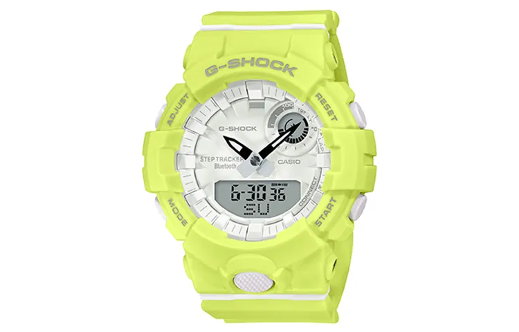 CASIO Women's G-SQUAD Series Yellow Watch GMA-B800-9APR