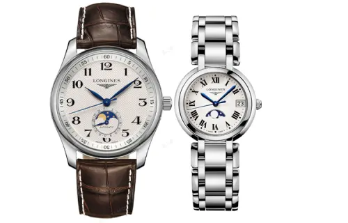 LONGINES Master Artisan Collection Heart Moon Collection Automatic Mechanical Movement Unisex Watch 40mm