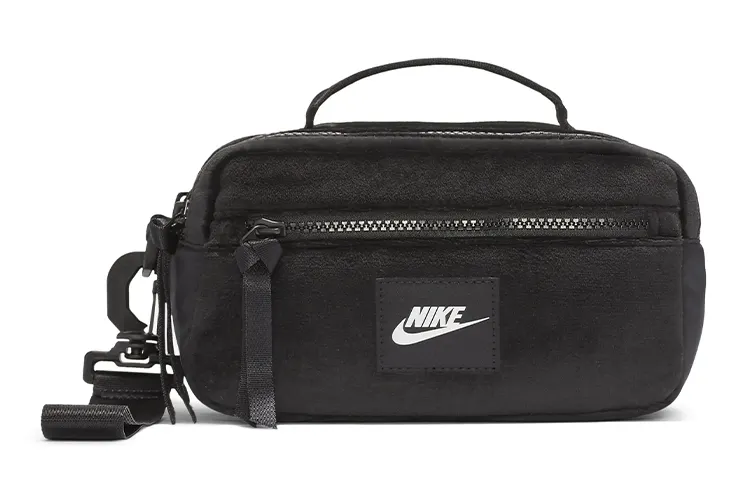 Nike Polyamide Shoulder Bag, Crossbody Bag, Handbag Regular Unisex Black