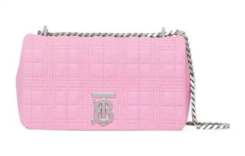 Burberry Quilting Lambskin Shoulder Bag, Crossbody Bag Small Women's Cherry Blossom Pink