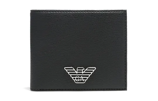 ARMANI PVC Card Holder, Wallet, Wallet Men's Black