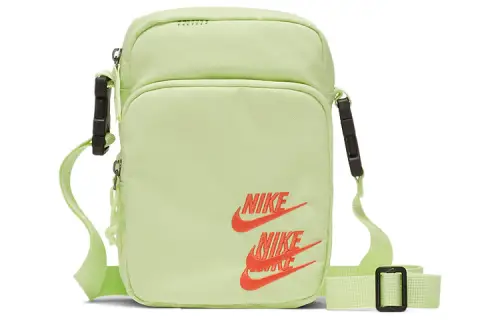 Nike Fabric Shoulder Bag Unisex Light Lime