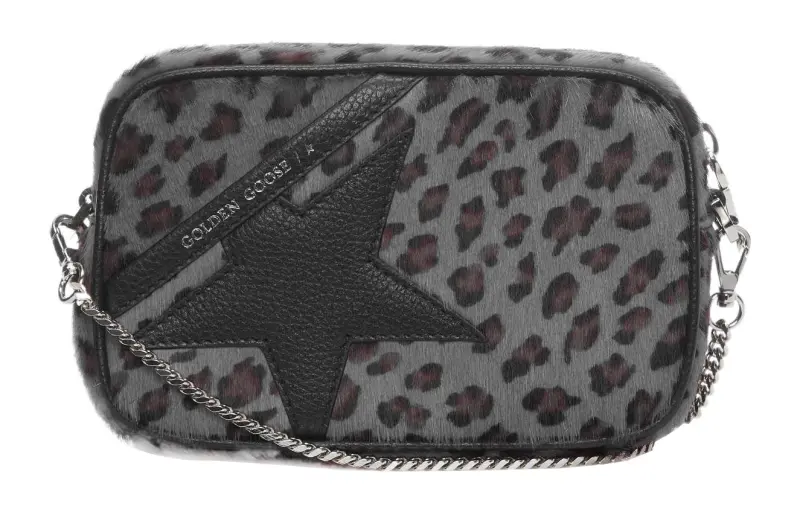 Golden Goose Leather Crossbody Bags Women's Gray