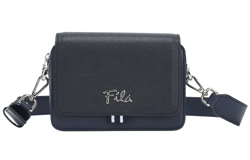 FILA PU, Textile Mixture Shoulder Bag, Crossbody Bag Regular Women's Legend Blue