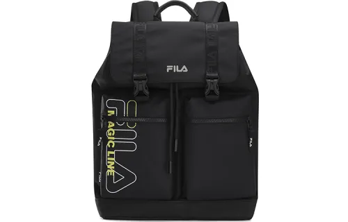 FILA Polyester Backpack Regular Unisex Jet Black