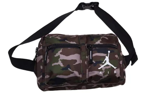 Jordan Polyester Shoulder Bag, Crossbody Bag Regular Unisex Camouflage/Army Green