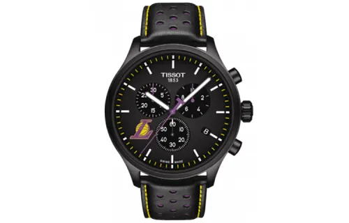 TISSOT Soko Collection Quartz Movement Men's Watches Watch 45mm Black Dial Stainless Steel Case Leather Strap