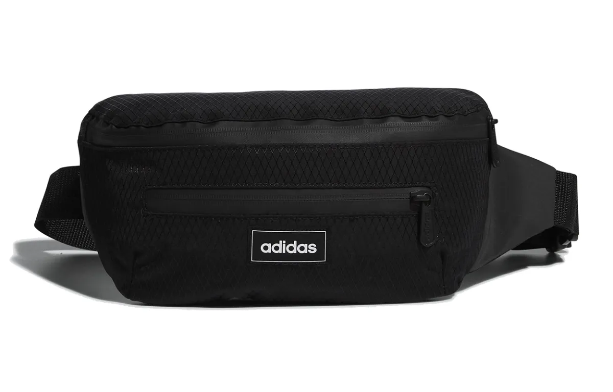 Adidas Polyamide Sling Bag One Shoulder Crossbody Fanny Pack Unisex Black