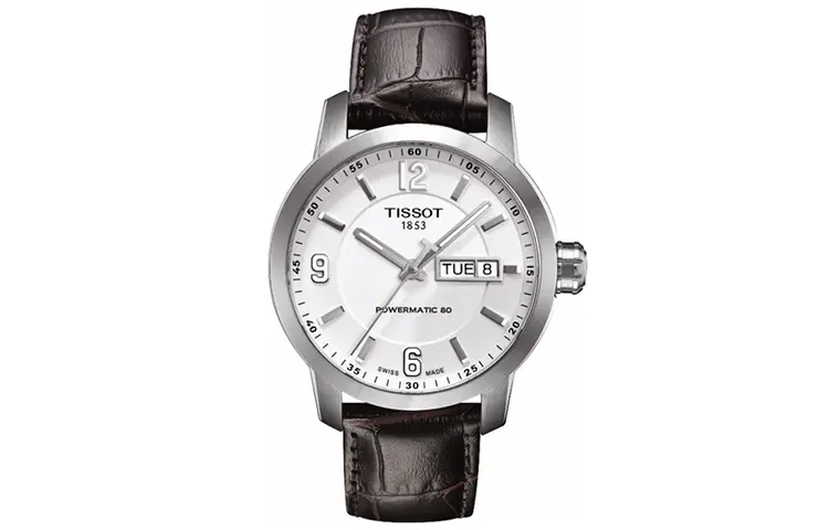 TISSOT Automatic Mechanical Movement Men's Watches Watch 39mm White Dial Stainless Steel Case