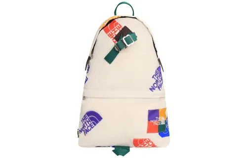 THE NORTH FACE 17L Backpack Outdoor Bag Canvas Ecru Unisex
