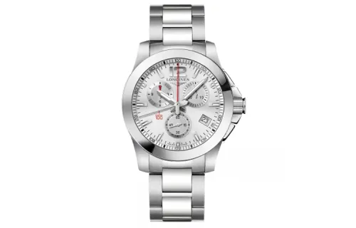LONGINES Comcast Collection Quartz Movement Men's Watch 41mm White Dial Stainless Steel Case