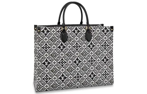 LOUIS VUITTON Cow Leather Jungle Bag, Tote Bag, Shopping Bag, Shoulder Bag, Handbag Large Women's Gray