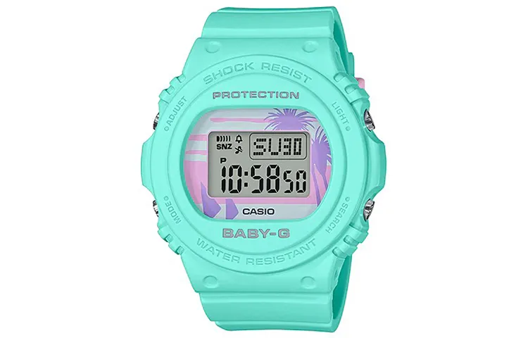 CASIO Women's BABY-G Green Watch BGD-570BC-3