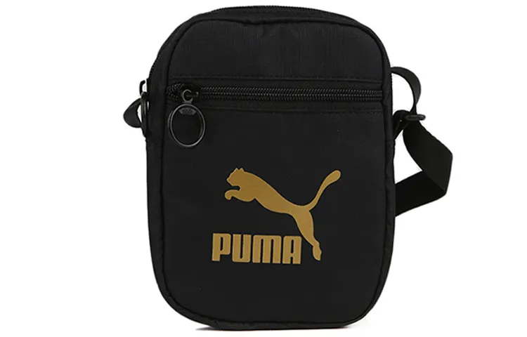 PUMA Fabric Crossbody Bag, Shoulder Bag Unisex Black