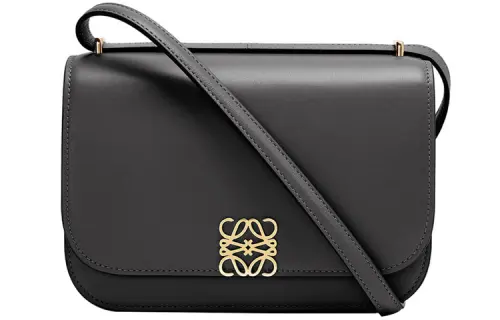 LOEWE Calfskin Shoulder Bag, Crossbody Bag Small Women's Black