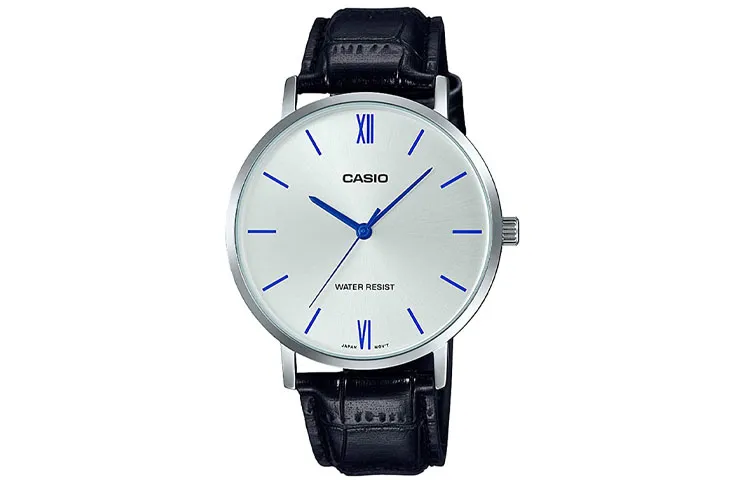 CASIO Men Standard Series Silver Watch MTP-VT01L-7B1