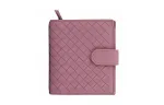 Bottega Veneta Cow Leather Wallet Women's Pink