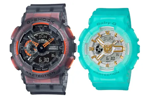 CASIO Unisex Pair Table Series Black Watch