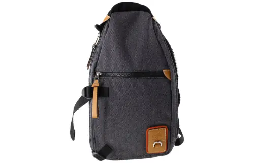 LOEWE Canvas Bag, Shoulder Bag, Crossbody Bag, Sling Bag Men's Black